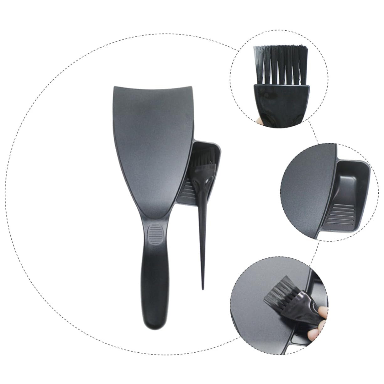 2 Sets Highlighter Set Hair Dye Kit Hair Tint Board Hair Coloring Tool Highlighting Board Hair Coloring Comb Hair Dying Board Hair Dye Brush Hair Coloring Kit Hair Tint Tool