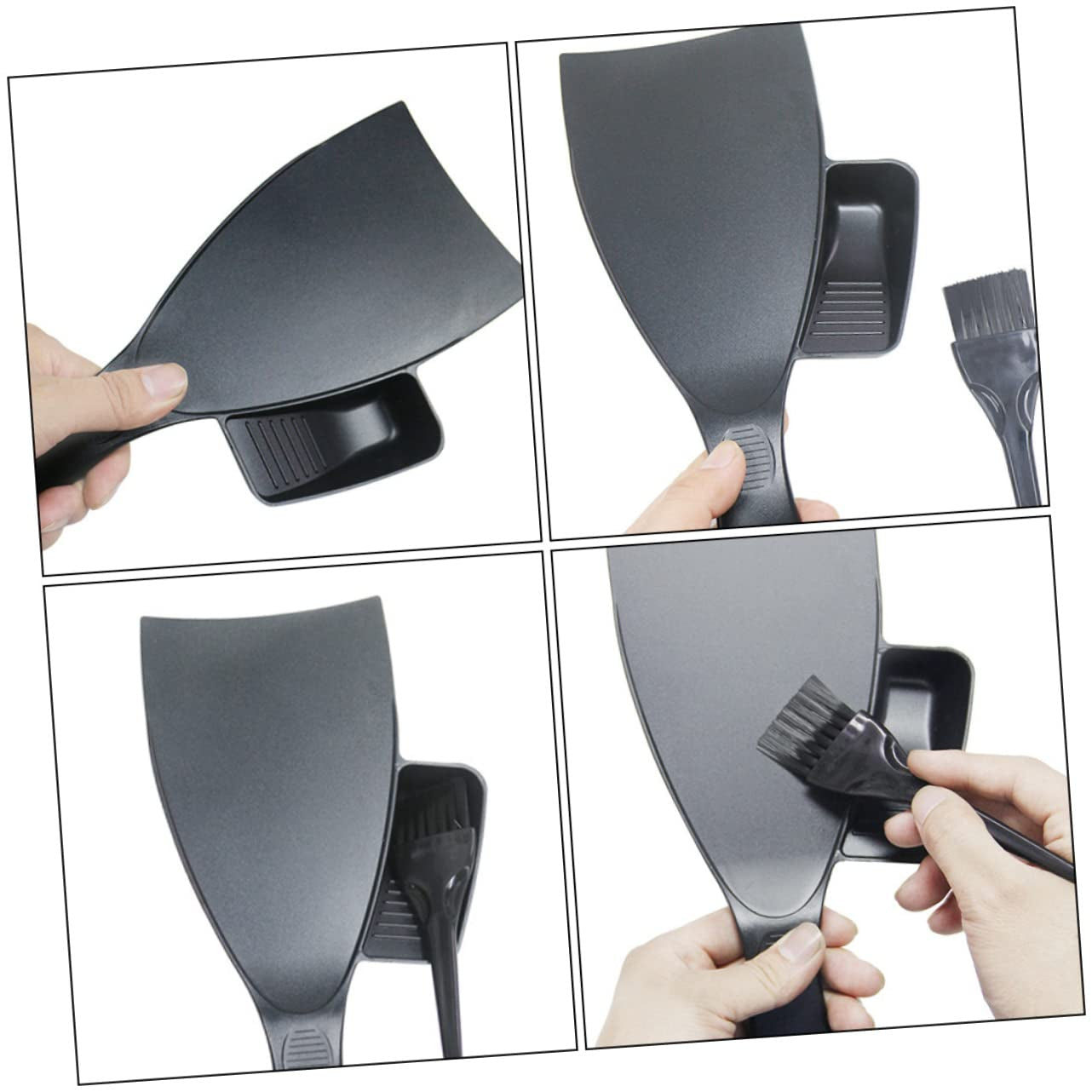 2 Sets Highlighter Set Hair Dye Kit Hair Tint Board Hair Coloring Tool Highlighting Board Hair Coloring Comb Hair Dying Board Hair Dye Brush Hair Coloring Kit Hair Tint Tool